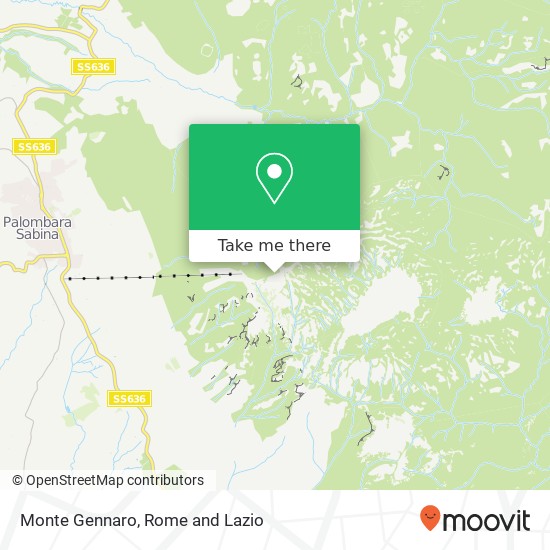 Monte Gennaro map