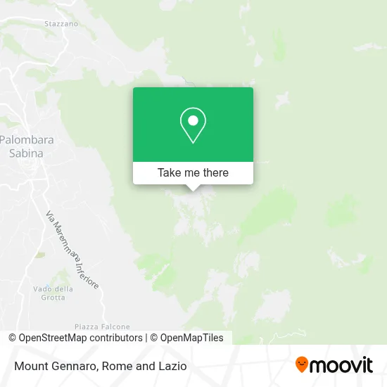 Mount Gennaro map