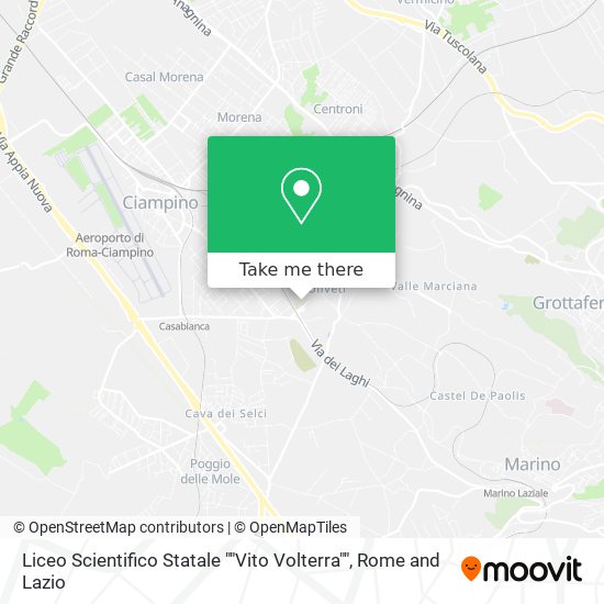 Liceo Scientifico Statale ""Vito Volterra"" map