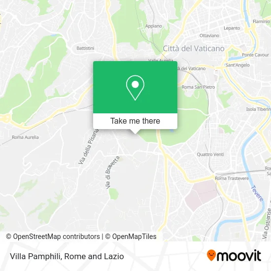 Villa Pamphili map