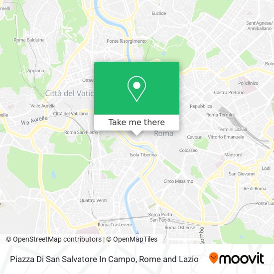 Piazza Di San Salvatore In Campo map