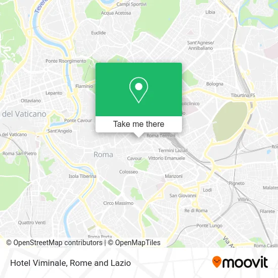 Viminale Hotel map