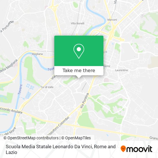 Scuola Media Statale Leonardo Da Vinci map