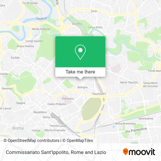 Sant'Ippolito Police Station map