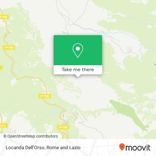 Locanda Dell'Orso map