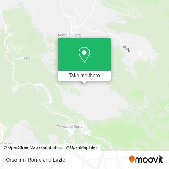 Orso Inn map