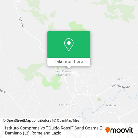 Istituto Comprensivo ""Guido Rossi"" Santi Cosma E Damiano (Lt) map