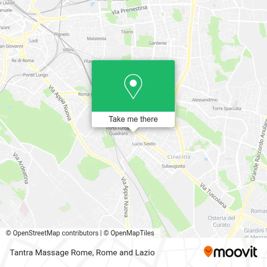 Tantra Massage Rome map