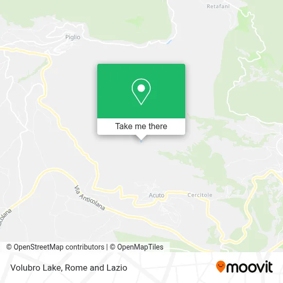Volubro Lake map