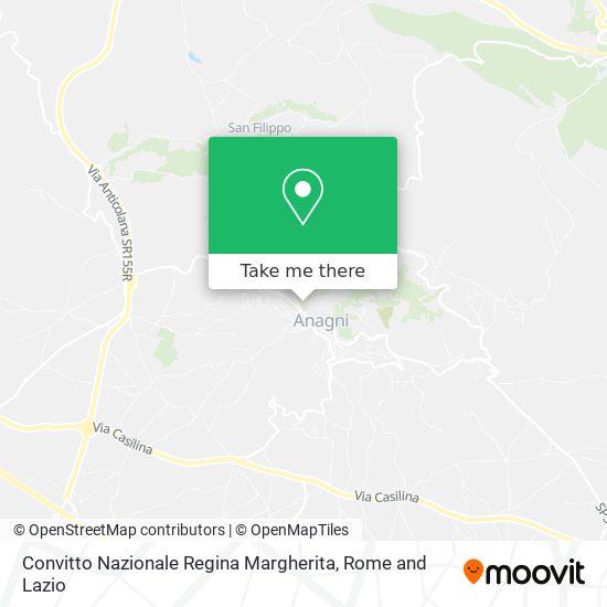 Convitto Nazionale Regina Margherita map