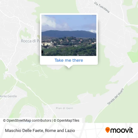 Maschio Delle Faete map