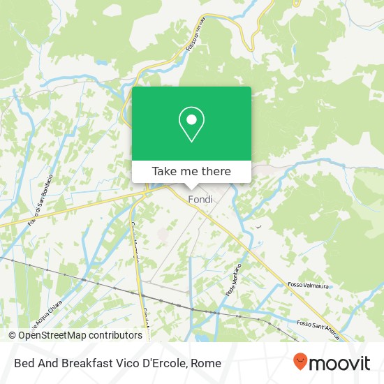 Bed And Breakfast Vico D'Ercole map