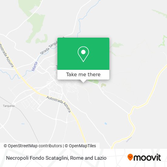 Necropoli Fondo Scataglini map