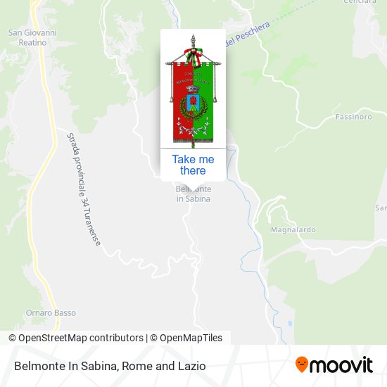 Belmonte In Sabina map