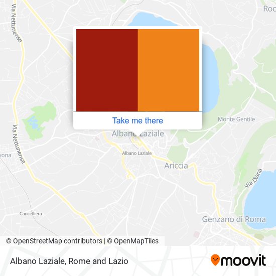 Albano Laziale map