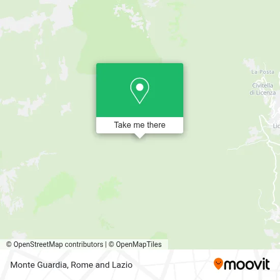 Monte Guardia map
