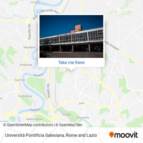 Università Pontificia Salesiana map