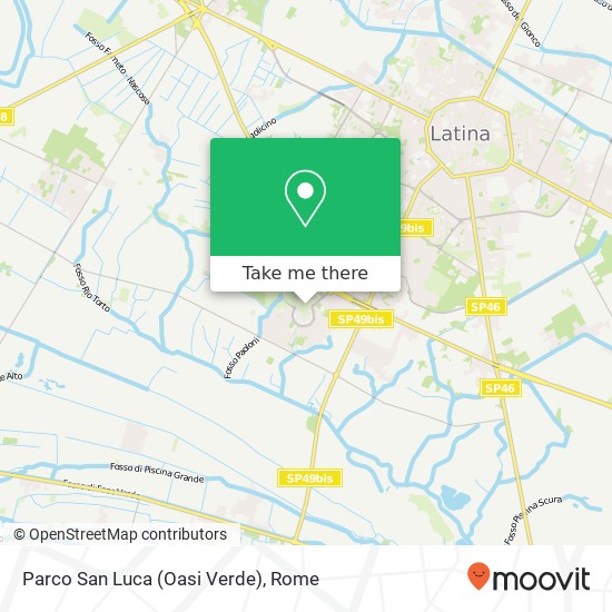 Parco San Luca (Oasi Verde) map