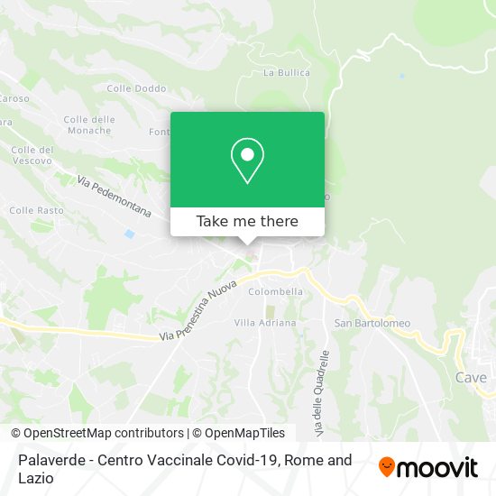 Palaverde - Centro Vaccinale Covid-19 map