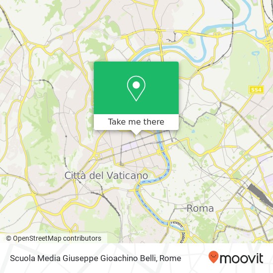 Scuola Media Giuseppe Gioachino Belli map