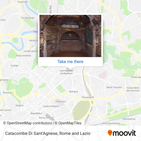 Catacombs of Saint Agnes map