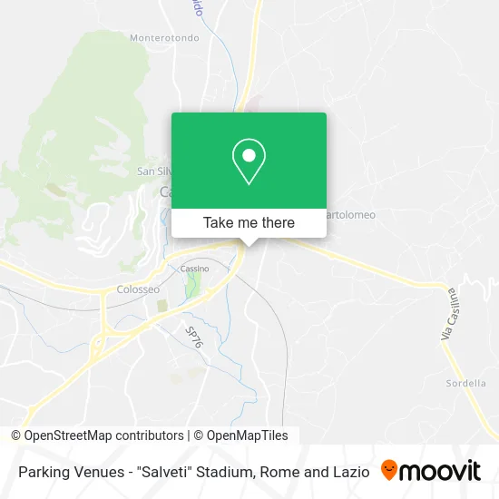 Parking Venues - "Salveti" Stadium map
