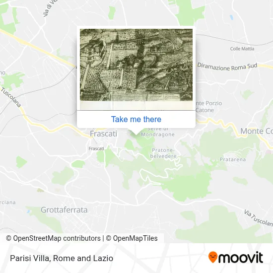 Parisi Villa map
