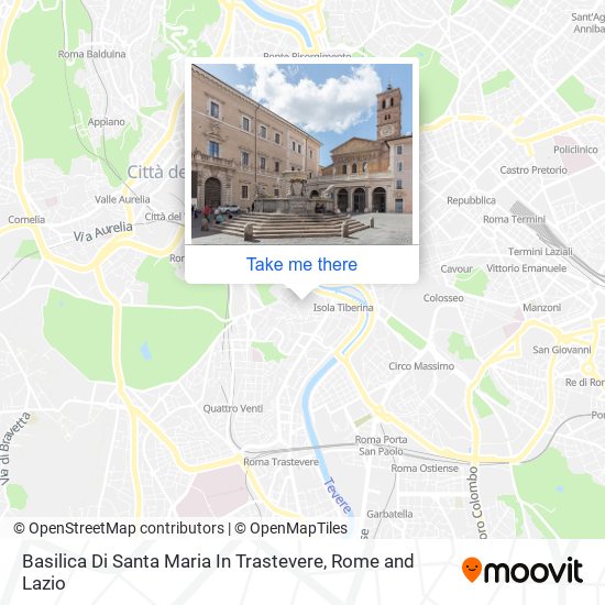 Basilica Di Santa Maria In Trastevere map