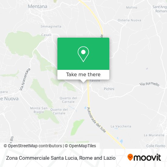 Zona Commerciale Santa Lucia map