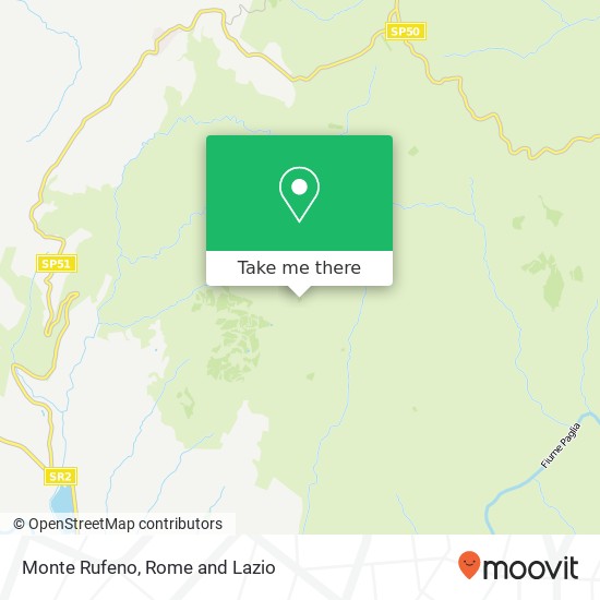Monte Rufeno map