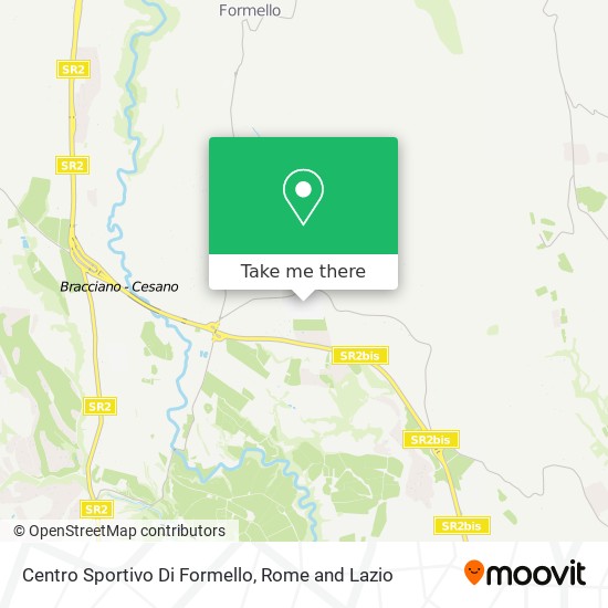 Centro Sportivo Di Formello map