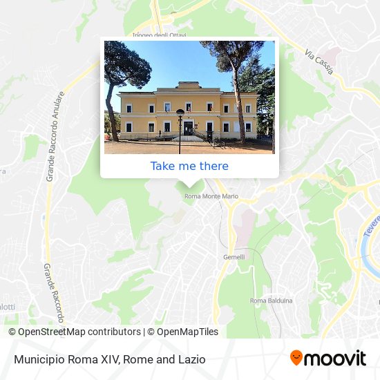Municipio Roma XIV map