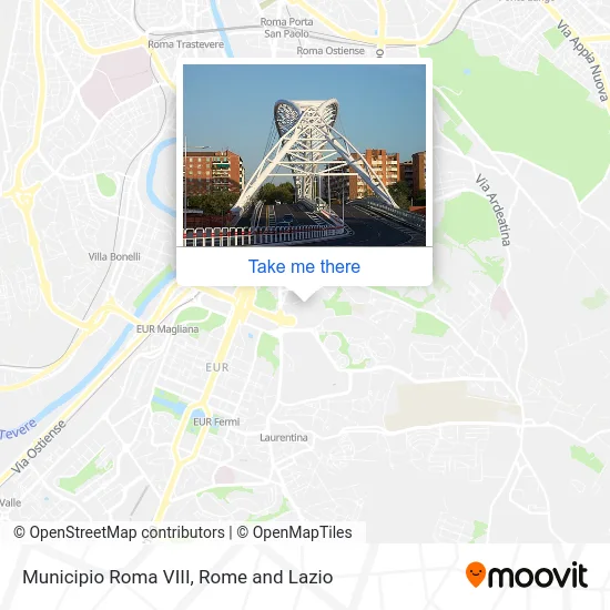 Rome Municipality VIII map