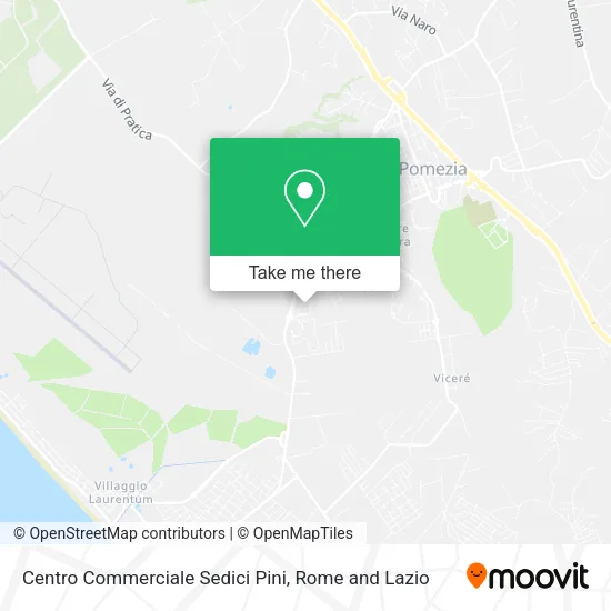 Centro Commerciale Sedici Pini map