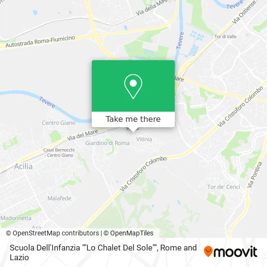 Lo Chalet Del Sole Kindergarten map