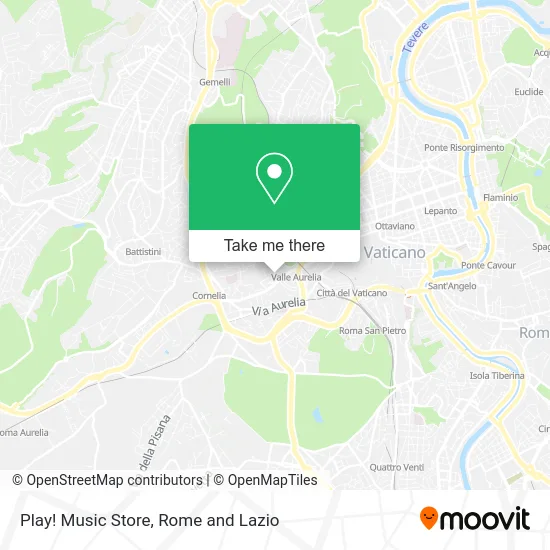 Play! Music Store map