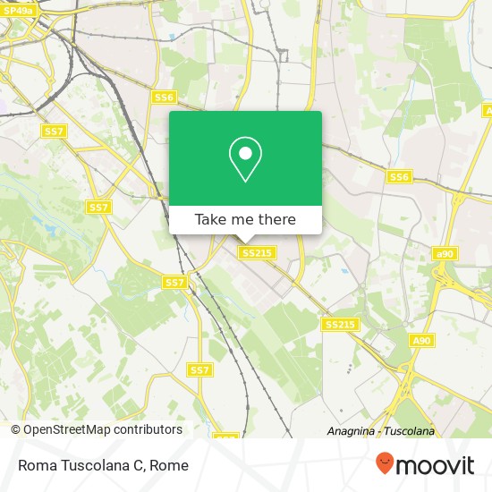 Roma Tuscolana C map