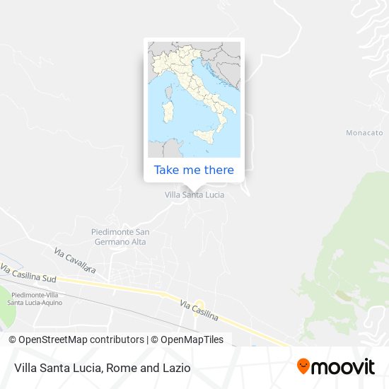 Villa Santa Lucia map