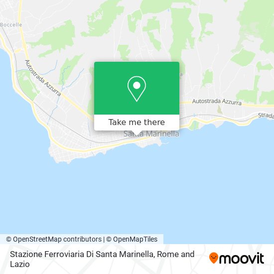 Stazione Ferroviaria Di Santa Marinella map