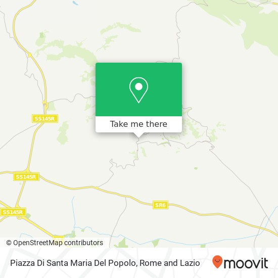 Piazza Di Santa Maria Del Popolo map