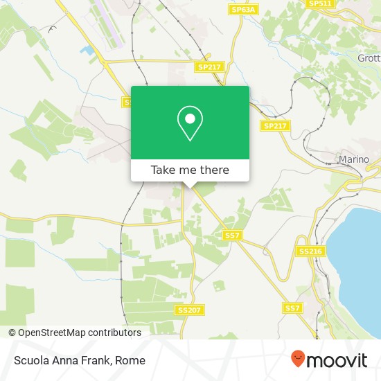 Scuola Anna Frank map