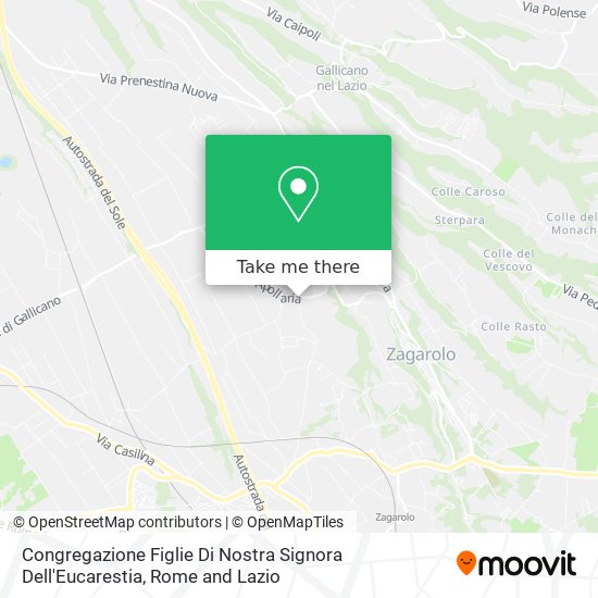 Congregazione Figlie Di Nostra Signora Dell'Eucarestia map