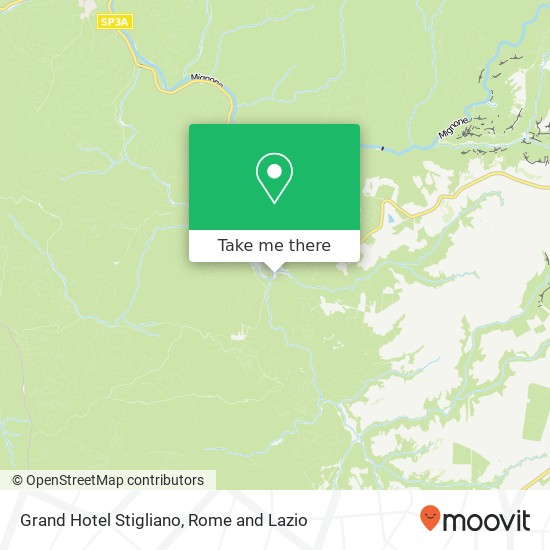 Grand Hotel Stigliano map