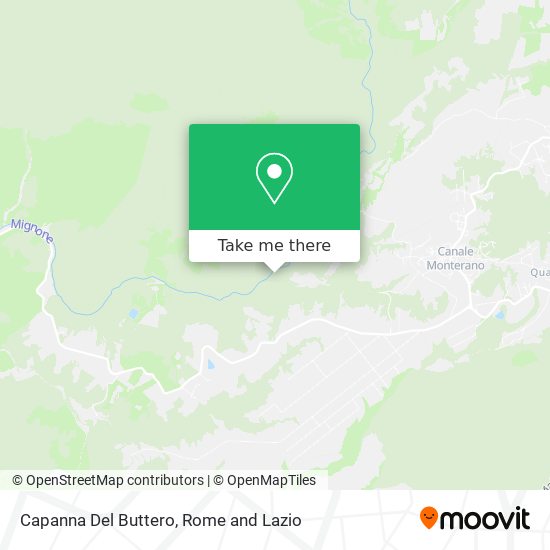 Capanna Del Buttero map
