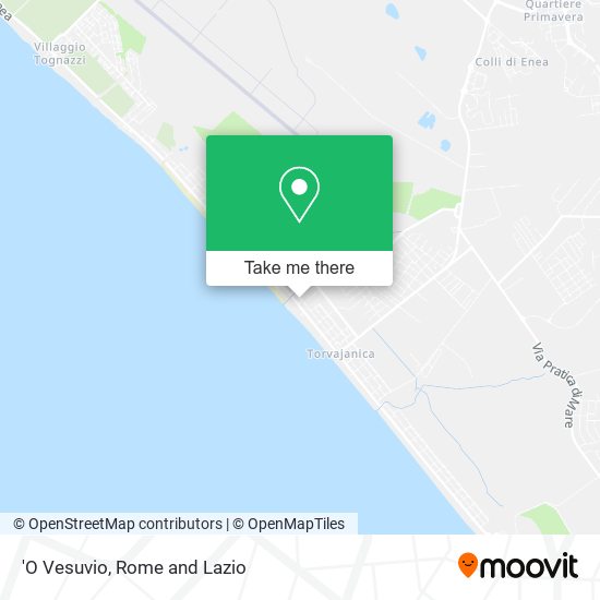 'O Vesuvio map