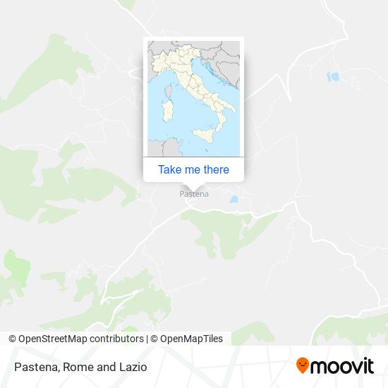 Pastena map