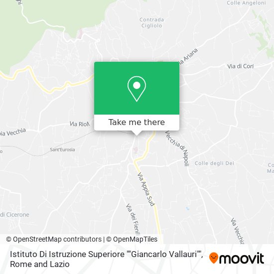 Istituto Di Istruzione Superiore ""Giancarlo Vallauri"" map