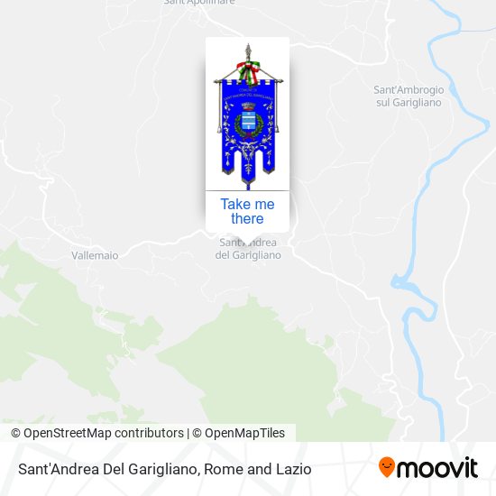 Sant'Andrea Del Garigliano map