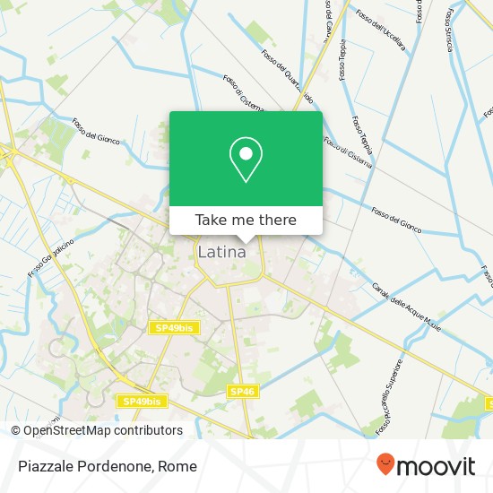 Piazzale Pordenone map