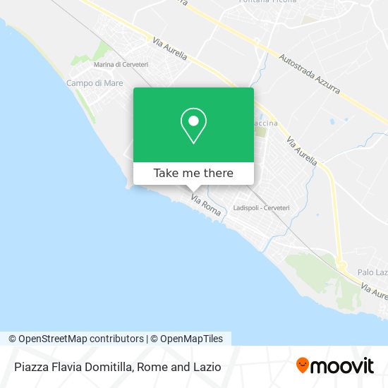 Piazza Flavia Domitilla map